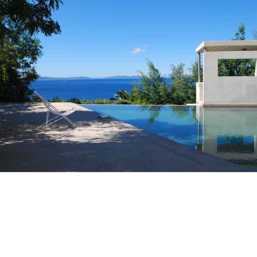 Architecture, CHAPUIS ROYER ARCHITECTES, RAYOL CANADEL SUR MER, maison familiale, piscine