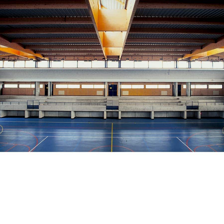architecture dominique CHAPUIS christine ROYER Eybens EQUIPEMENT Gymnase béton brut Isère