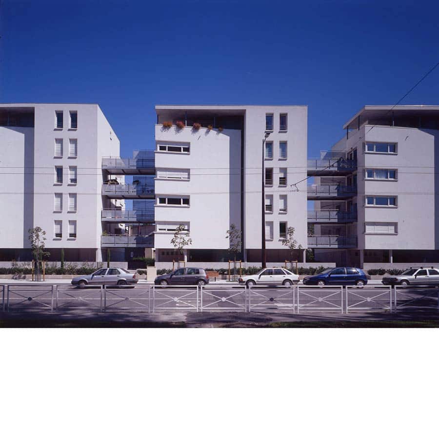 architecture, CHAPUIS ROYER ARCHITECTES, Grenoble, logement collectifs, plot, front urbain