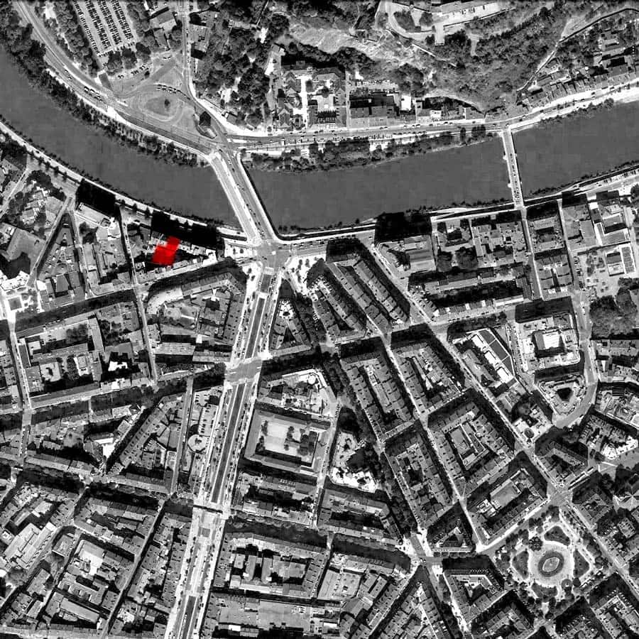 ARCHITECTURE, CHAPUIS ROYER ARCHITECTES, Grenoble, Hypercentre, quai, logements collectifs sociaux