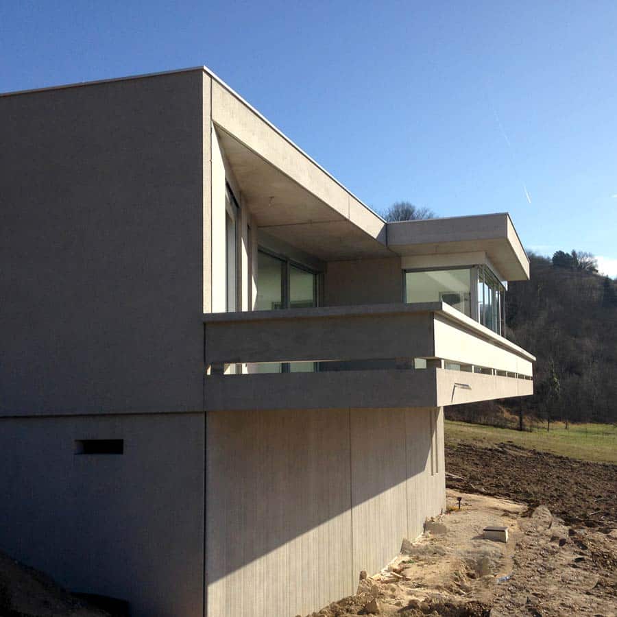 architecture, CHAPUIS ROYER ARCHITECTES, St-Marcelin, maison, belvédère, béton brut