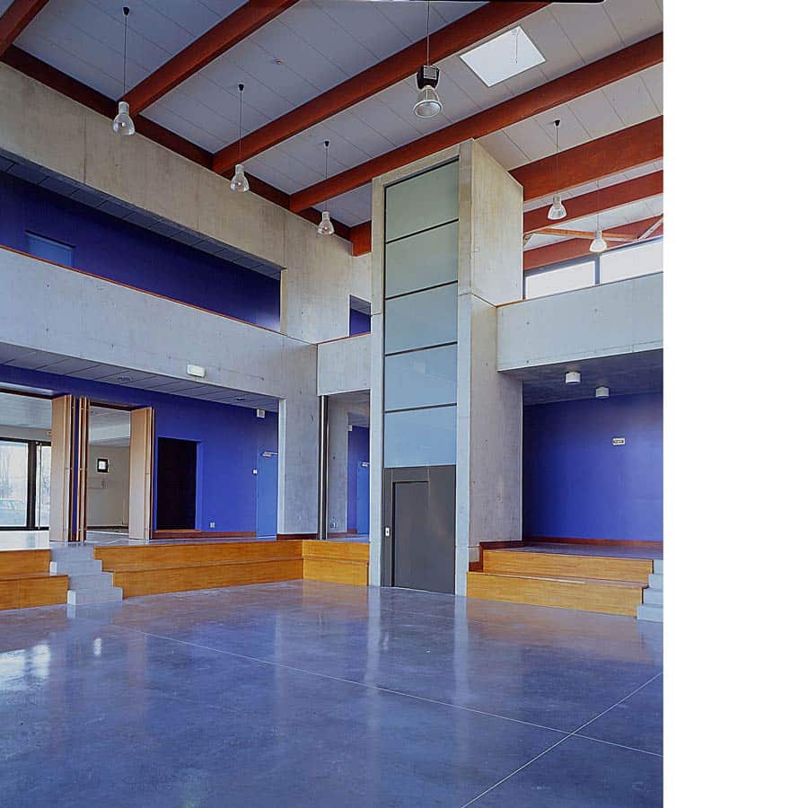 architecte dominique CHAPUIS christine ROYER équipement E.V.E. ERP bar restaurant exposition information radio campus saint martin d’hères Isère