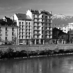 Logements collectifs, quai Claude Bernard, Grenoble